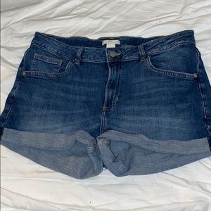 Dark Wash Jean Shorts